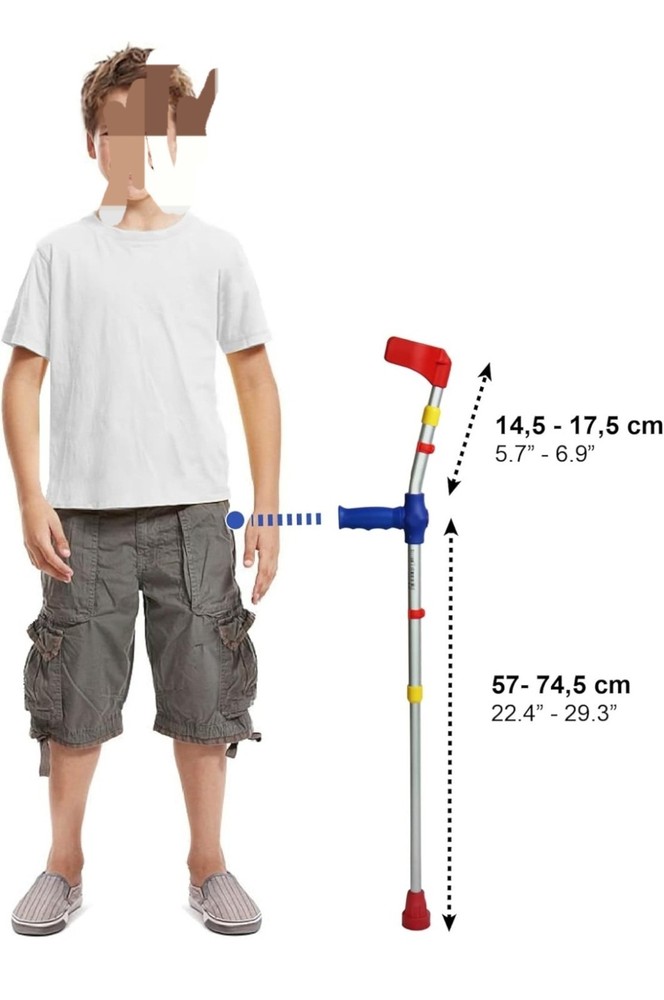 PEPE Mobility – Forearm Crutches for Kids (x2 Units