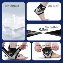 2 Pcs Adjustable Ankle Brace Compression Sleeve Support Fasciitis Pain Relief US