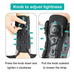 Drop Foot Ankle Brace Support Stabilizer Guard Compression Sprain Pain Relief US