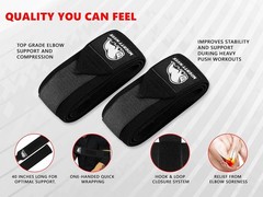 2PCS Coderas Gym Para El Dolor Levantar Pesas Deportivas Large Compresion NEW