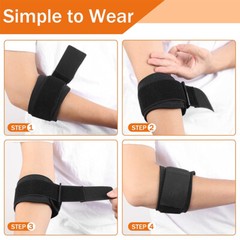 Elbow Brace Support Arthritis Tendonitis Tennis Golfer Arm Joint Pain Band Strap