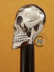 Victorian Walking Stick Solid Brass Metal Wooden Cane Daily Use Accessories Gift