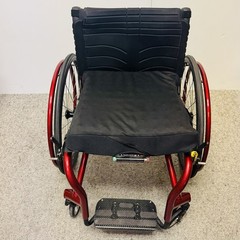 Quickie Nitrum Ultralight Manual Wheelchair Rigid Red Frame 300 lb
