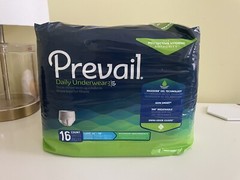 Prevail Super Plus Underwear Large, 45 – 58in – 16 Count