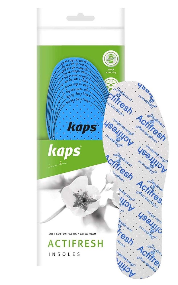 Kaps Actifresh – hygienic Shoe Insoles with Antibacterial Technology by…