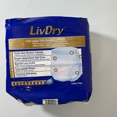 LivDry Ultimate Protective Underwear XXX-Large 9 count, for Men and Women