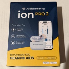 Audien Hearing Ion PRO 2 Rechargeable OTC Hearing Aid – Brand New Sealed in Box