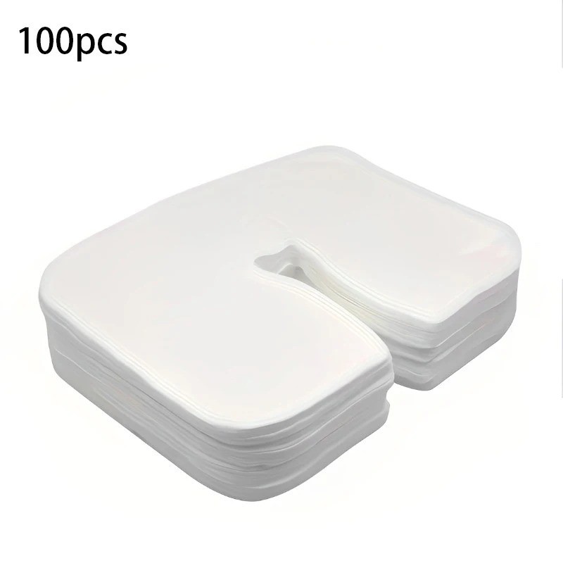 100/200pcs Disposable Face Cradle Covers Headrest Massage Pillow Paper Soft Non-