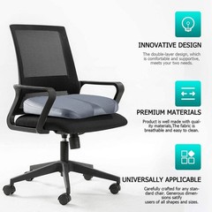 Memory Foam Car Seat Cushion for Short Drivers – Height Booster, Pain Relief, Do