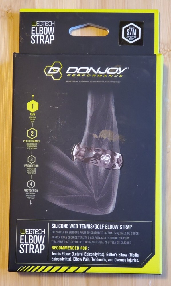 Donjoy Performance Tennis/Golf Elbow Strap – Univ For Left Or Right Sz -S/M