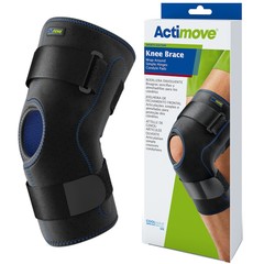Actimove Knee Brace Wrap Around, Polycentric Hinges, Condyle Pads Black 2X-Large
