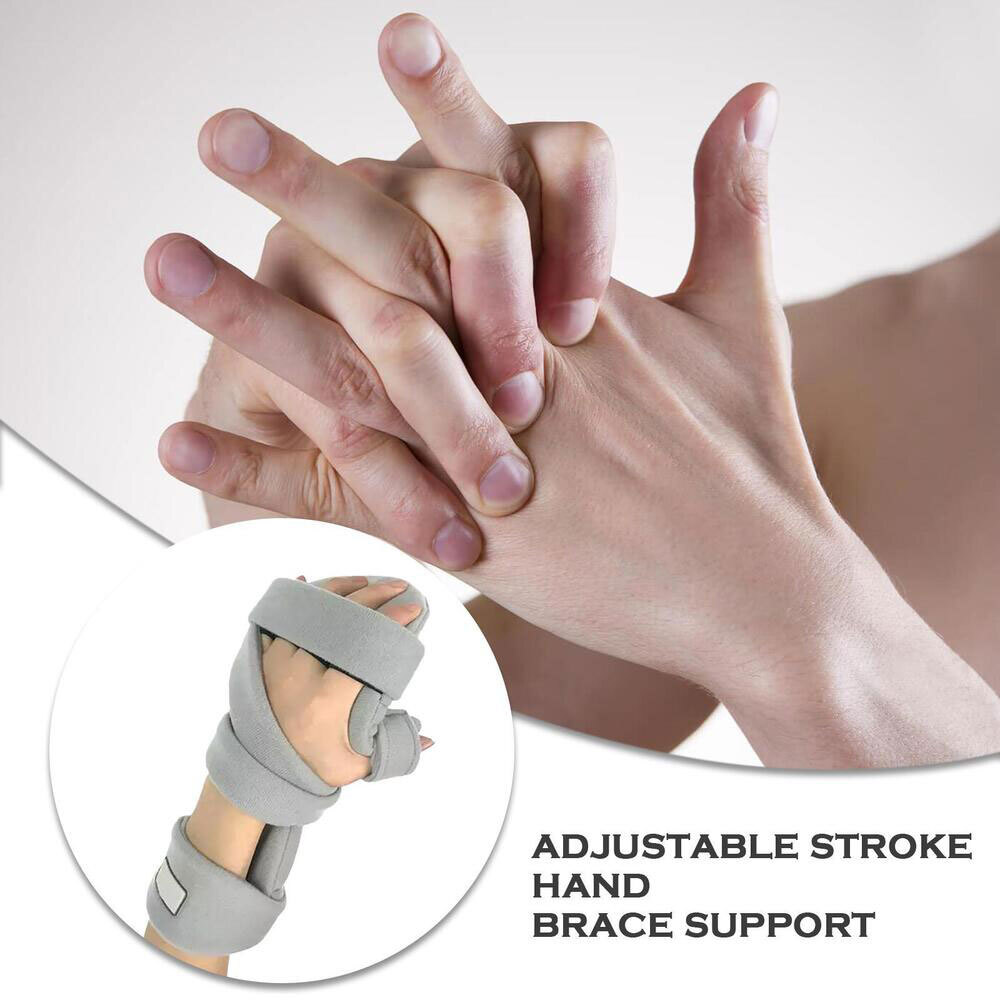 Unisex Adjustable Resting Hand Splint Stroke Hand Splint for Sprain Training USA