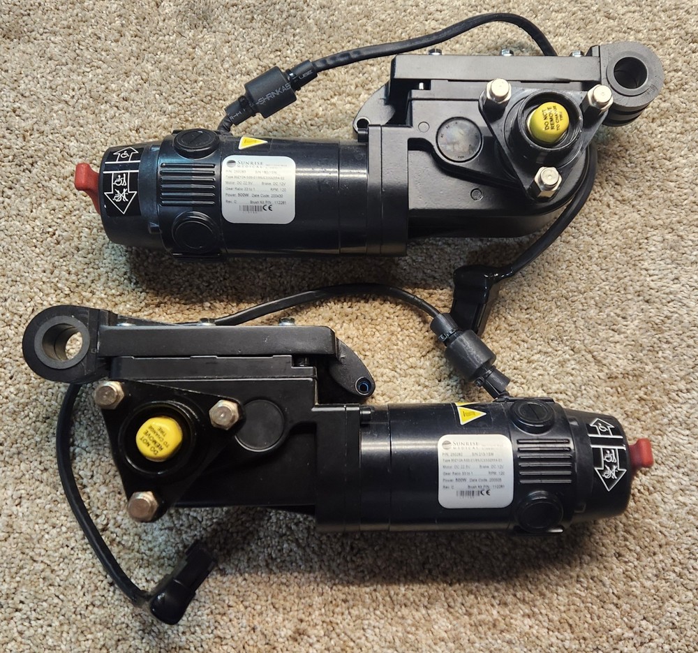 Quickie Q700M Motors P/N 25082 25083 Both Left, & Right Tested VGC