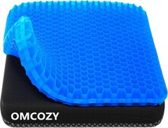 Breathable Gel Seat Cushion for Office & Car – Pain Relief & Comfort 18.9 x 17.7