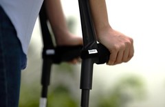 Forearm Crutches for Adults x2 Units, Open Cuff, Extra Comfort with Hand Grip…