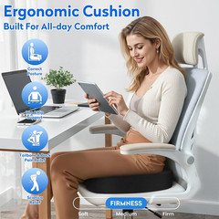 Seat Cushion – Memory Foam Office Chair Cushion for Sciatica, Tailbone & Back Pa