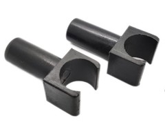 ComsenMed Wheelchair Seat Rail Guide,Fits 7/8 Inch 19MM (3/4″), Black