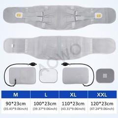 Medical-Grade Lumbar Support Belt for Back Pain Relief with Steel Plates、M-XXL