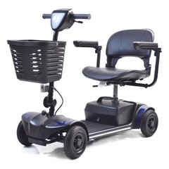 Journey Adventure Mobility Scooter, Electric Motorized Travel Scooter, Blue