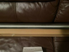 Length 42 in, Straight, Stainless Steel, Grab Bar, Satin Finish NEW