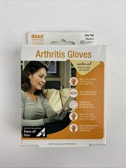 IMAK Compression Arthritis Gloves Medium One Pair