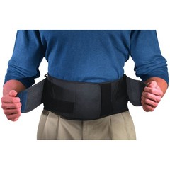 Mueller Lumbar Back Brace with Removable Pad: Standard Size (Black)