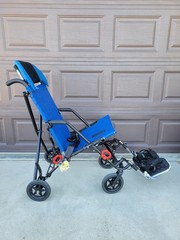 Convaid Cruiser 16” Special Needs Stroller Wheelchair Blue READ DESCRIPTION