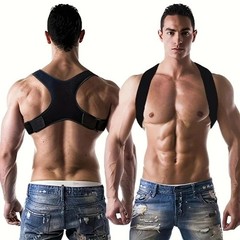 1-3 Back Posture Corrector Shoulder Straight Support Brace Belt Therapy Unisex