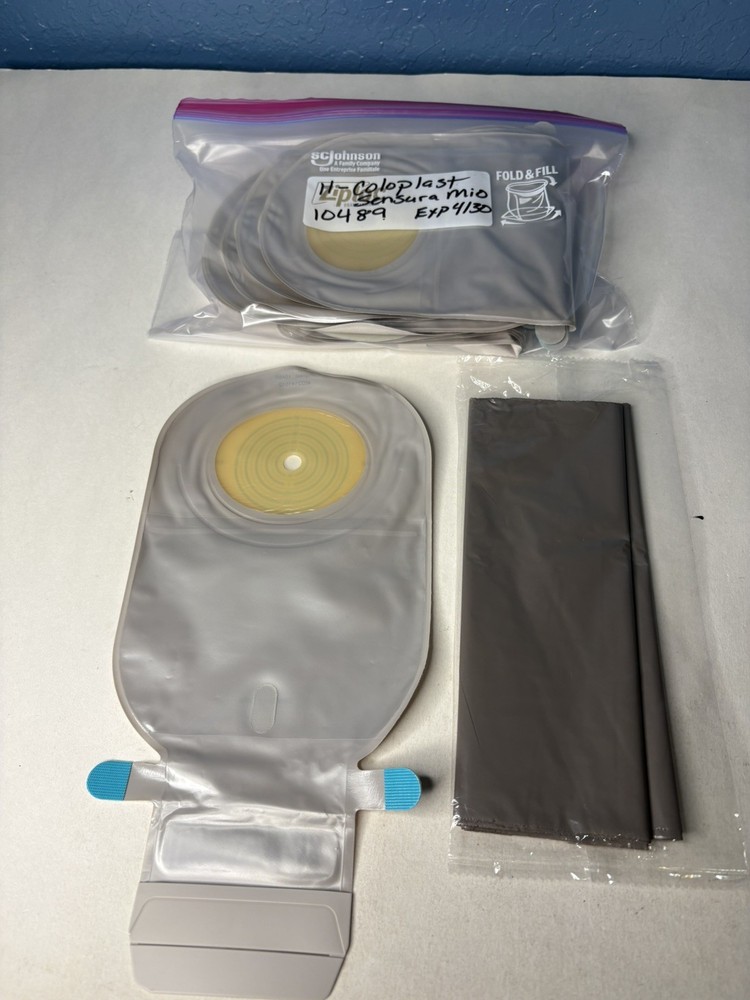 11-SenSura Mio 10489 Ostomy Pouch 3/8-2-1/8 Inch Stoma 1pc System No Box