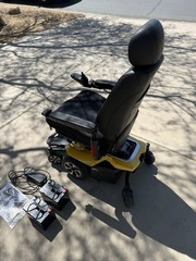 Pride Jazzy Air 2 Elevating Power Wheelchair, 4-Wheel Joystick, Headrest