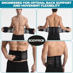 Breathable Back Brace Back Support Brace for Men and Women. X-Large