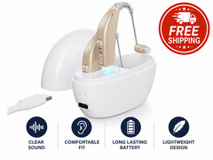 Hearing Aids Hearing Amplifiers for Seniors Rechargeable with Noise Cancelling