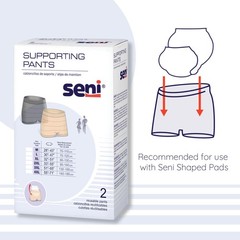 Seni Reusable Knit Pant Boxer Style 3X-Large S-3X02-US1 2-Pack