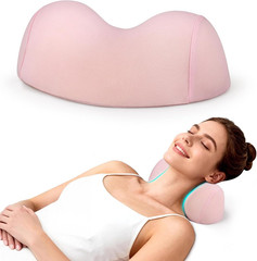 Small Neck Stretcher Pillow for Pain Relief, Soft Cervical Traction Device Neck