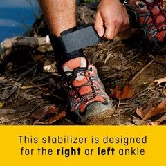 3M Sport Deluxe Black Ankle Stabilizer Size Hook and Loop Strap for The Foot …