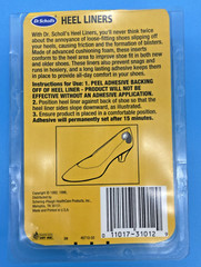 Dr Scholls Heel Liners for Women’s & Men’s Shoes 1 Pair #31012 New Old Stock
