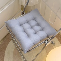 Soft 40*40cm Square Chair Cushion Thicken with Anti-skid Strap Student Seat Cush