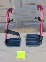 Quickie Ts Tilt In Space Leg Rest Legrest Footrest Foot Rest Used