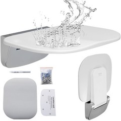 VEVOR Folding Shower Seat 13.6“ x 12.8“ Wall Mounted Shower Bench 450 lbs