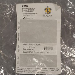 Dr Medical DRMS The OA Reliever RIGHT Knee Brace Universal NEW