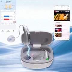 Rechargeable Bluetooth Hearing Aids for Seniors APP Controlled, Noise Cancelling