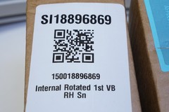 Acorn 180 Curve Stairlift Rail Track SI18896869 Internal Rotated 1st VB RH Sn
