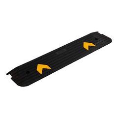 1″ Rise Rubber Threshold Ramp 44.5″L x 9.5″W for Wheelchair Mobility Scooter