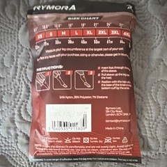 RYMORA Compression Calf Sleeves 1 Pair Black XS-4XL Nylon/Poly/Elastane