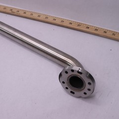 Glacier Bay 18 in. L x 1 1/2 in. ADA Compliant Grab Bar in Polished SS