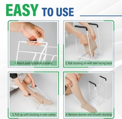 Easy-to-Use Compression Sock Aid for Seniors | Complete Dressing Set Included