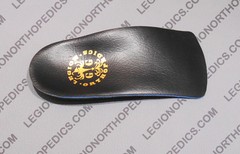 Foot Arch support – Pre-made POLYpropylene size 5 – 13, optional cover flat heel