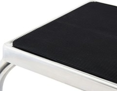 Vaunn Medical Foot Step Stool 1 Count (Pack of 1), Chrome Without Handle