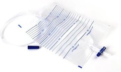 Irtme 20 Pack Urinary Drainage Bag, Urinary Bags with Anti-Reflux Valve, 2000mL