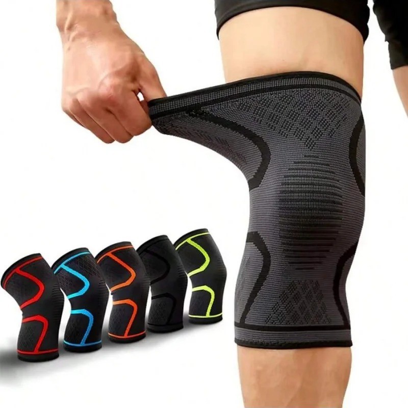 1 PC Elastic Breathable Compression Knee Support Sleeve for Basketball Running